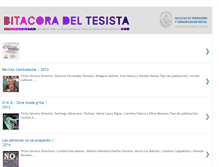Tablet Screenshot of bitacoradeltesista.com